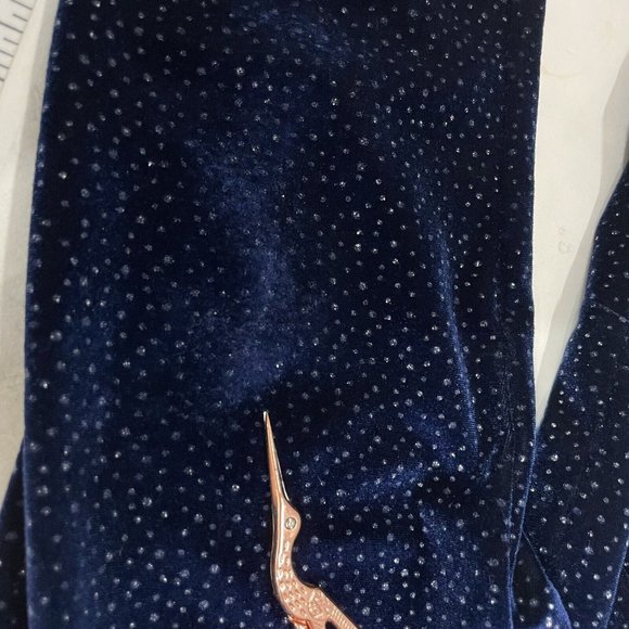 R & M Richards by Karen Kwong Vintage Plus Velvet Sparkle Stretch Blouse Top 18 - Picture 9 of 9